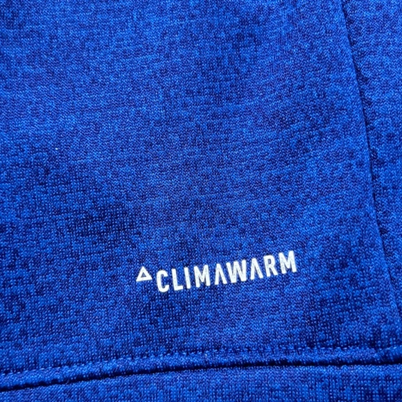 Adidas Activewear Blue Hoodie Size XS Girls Climawarm ( No Drawstrings ) - Picture 15 of 16